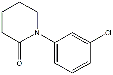 1-(3-Chlorophenyl)-2-piperidone Structure