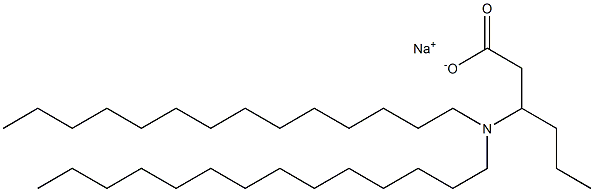 3-(Ditetradecylamino)hexanoic acid sodium salt