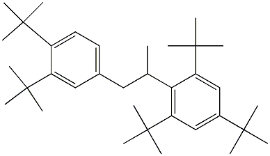 2-(2,4,6-Tri-tert-butylphenyl)-1-(3,4-di-tert-butylphenyl)propane|