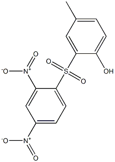 4-Methyl-2-[(2,4-dinitrophenyl)sulfonyl]phenol