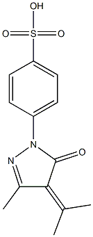 4-[[4,5-Dihydro-3-methyl-4-(1-methylethylidene)-5-oxo-1H-pyrazol]-1-yl]benzenesulfonic acid