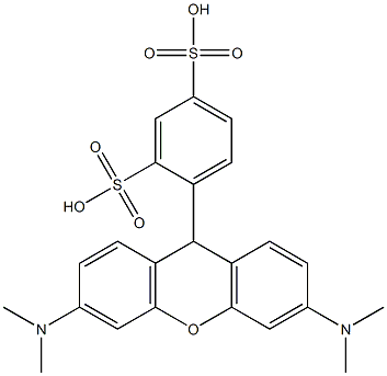 4-[3,6-Bis(dimethylamino)-9H-xanthen-9-yl]-1,3-benzenedisulfonic acid