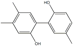 4,5,5'-Trimethyl-1,1'-biphenyl-2,2'-diol Structure