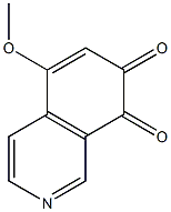 5-Methoxyisoquinoline-7,8-dione 结构式