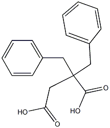 2,2-Dibenzylsuccinic acid Structure