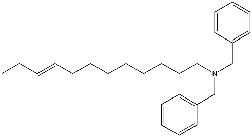 (9-Dodecenyl)dibenzylamine,,结构式