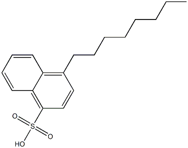 4-Octyl-1-naphthalenesulfonic acid Structure