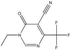 3-Ethyl-5-cyano-6-trifluoromethylpyrimidin-4(3H)-one Structure