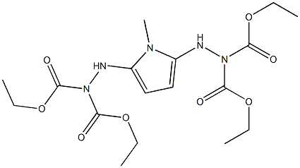2,5-Bis[N,N'-bis(ethoxycarbonyl)hydrazino]-1-methyl-1H-pyrrole