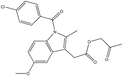 [1-(4-Chlorobenzoyl)-2-methyl-5-methoxy-1H-indol-3-yl]acetic acid 2-oxopropyl ester