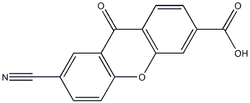 7-Cyano-9-oxo-9H-xanthene-3-carboxylic acid