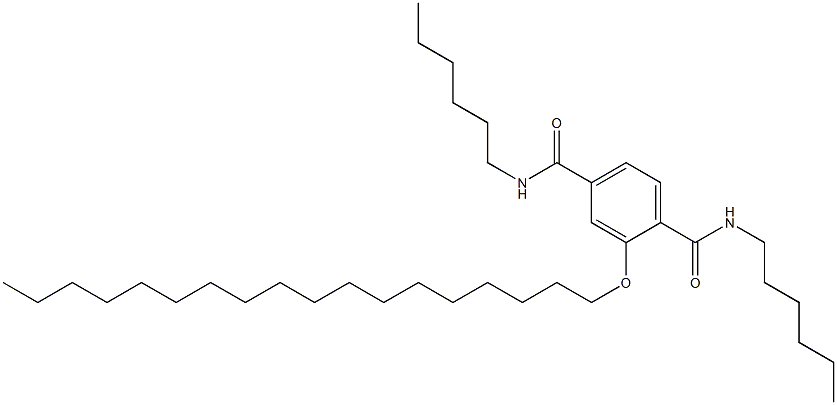 2-(Octadecyloxy)-N,N'-dihexylterephthalamide,,结构式