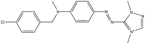 5-[[4-[[(4-Chlorophenyl)methyl]methylamino]phenyl]azo]-1,4-dimethyl-1H-1,2,4-triazol-4-ium