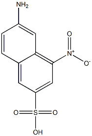 6-Amino-4-nitro-2-naphthalenesulfonic acid