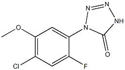1-(2-Fluoro-4-chloro-5-methoxyphenyl)-1H-tetrazol-5(4H)-one