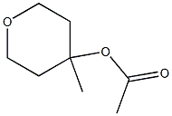 4-Acetyloxy-4-methyltetrahydro-2H-pyran Struktur