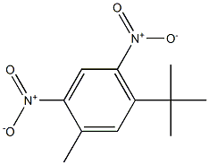 1-tert-Butyl-3-methyl-4,6-dinitrobenzene Structure