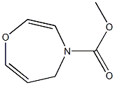 4,5-Dihydro-1,4-oxazepine-4-carboxylic acid methyl ester Struktur
