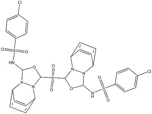 N,N'-[Sulfonylbis[4,1-phenylene(1,3,4-oxadiazole-5,2-diyl)]]bis(4-chlorobenzenesulfonamide)