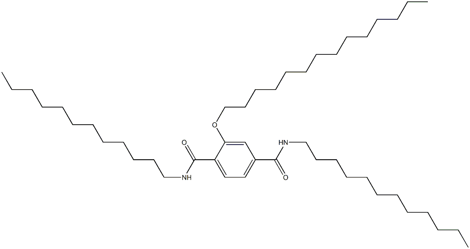 2-(Tetradecyloxy)-N,N'-didodecylterephthalamide Structure