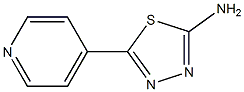 5-(4-Pyridyl)-1,3,4-thiadiazol-2-amine Structure