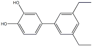 4-(3,5-Diethylphenyl)benzene-1,2-diol