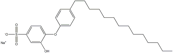 2-Hydroxy-4'-tetradecyl[oxybisbenzene]-4-sulfonic acid sodium salt|