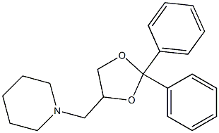 2,2-Diphenyl-4-(piperidinomethyl)-1,3-dioxolane