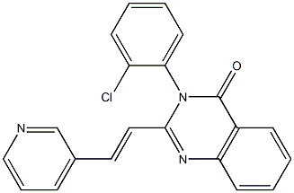  3-(2-Chlorophenyl)-2-[2-(3-pyridyl)ethenyl]quinazolin-4(3H)-one