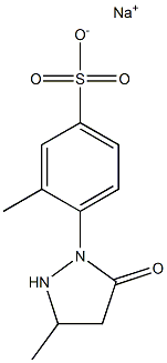 3-Methyl-4-(3-methyl-5-oxopyrazolidin-1-yl)benzenesulfonic acid sodium salt