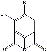2,4,5-トリブロモイソフタル酸無水物 化学構造式