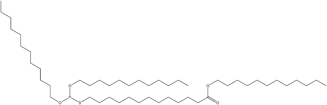 Thiophosphorous acid O,O-didodecyl S-(13-dodecyloxy-13-oxotridecyl) ester|