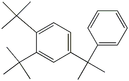 2-(3,4-Di-tert-butylphenyl)-2-phenylpropane 结构式