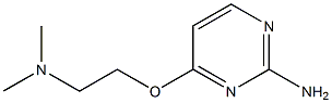 4-[2-(Dimethylamino)ethoxy]-2-pyrimidinamine,,结构式
