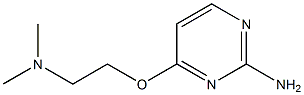 4-[2-(Dimethylamino)ethoxy]-2-pyrimidinamine 结构式