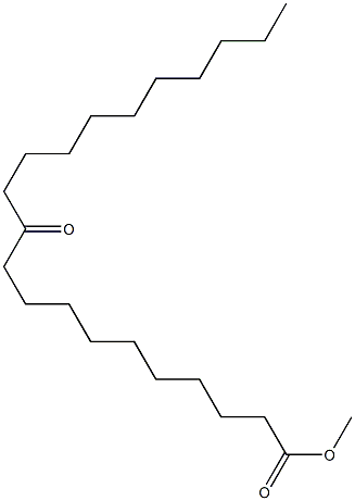 11-Oxohenicosanoic acid methyl ester 结构式