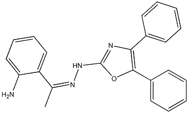 2'-Aminoacetophenone (4,5-diphenyloxazol-2-yl)hydrazone