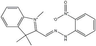 1,3,3-Trimethyl-2-[[2-(2-nitrophenyl)hydrazono]methyl]-3H-indolium|