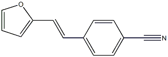 2-(4-Cyanostyryl)furan 结构式