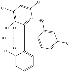 (2-Chlorophenyl)(4-chloro-2-hydroxyphenyl)(3,5-dichloro-2-hydroxyphenyl)methanesulfonic acid