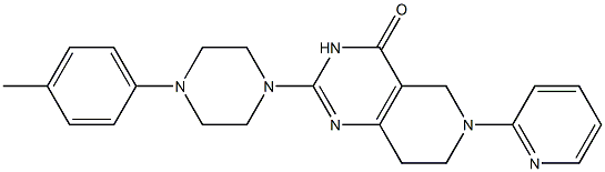 6-(2-Pyridyl)-2-[4-(4-methylphenyl)piperazino]-5,6,7,8-tetrahydropyrido[4,3-d]pyrimidin-4(3H)-one