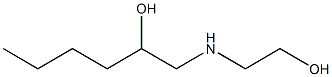 1-[(2-Hydroxyethyl)amino]-2-hexanol,,结构式