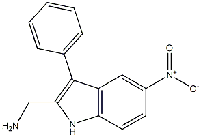 5-Nitro-3-phenyl-1H-indole-2-methanamine Structure