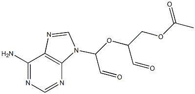 2-(Acetoxymethyl)-2'-(6-amino-9H-purin-9-yl)(2,2'-oxybisacetaldehyde) Structure