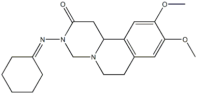 3-(Cyclohexylideneamino)-9,10-dimethoxy-1,3,4,6,7,11b-hexahydro-2H-pyrimido[6,1-a]isoquinolin-2-one