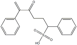 2-Phenylsulfo-6-phenyl-1-hexen-3-one 结构式