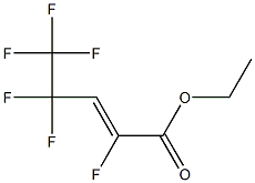 (Z)-2,4,4,5,5,5-Hexafluoro-2-pentenoic acid ethyl ester,,结构式