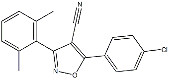  5-(4-Chlorophenyl)-3-(2,6-dimethylphenyl)-isoxazole-4-carbonitrile