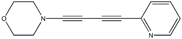 1-Morpholino-4-(2-pyridinyl)-1,3-butadiyne Structure