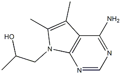 3-[4-Amino-5,6-dimethyl-7H-pyrrolo[2,3-d]pyrimidin-7-yl]-2-propanol